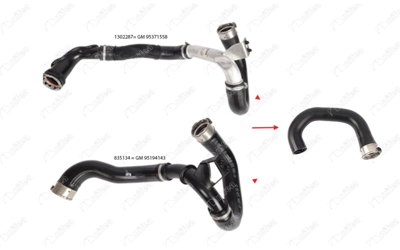 IBRAS 21724 Turbo Hortumu Plastik Ve Metal Parca Haric Opel Mokka 1.6 Cdti 4×4 GM 95194143835134