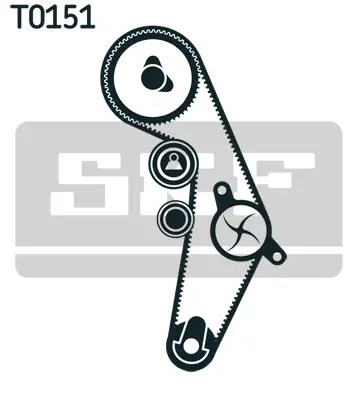 SKF  VKMA01018 Eksantrik Gergi Kiti Vw Passat 1.8t 20v-2.0 (00-05) Audi A4 1.8t-2.0 (00-04) A6 2.0 (01-05) N01100845 16100811 6B198119A 6B109243E N01100840 6B109119B 530018010 N01100830 6B109119F 6B109244