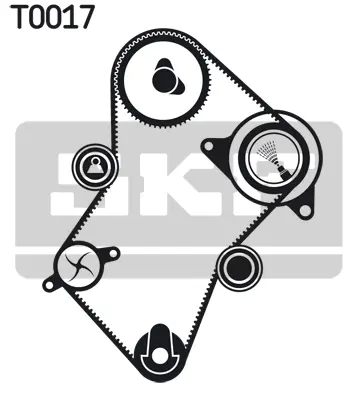 SKF  VKMA03244 Eksantrik Gergi Kiti P206-306-Partner-Expert-Berlingo-Jumpy-Xsara-Scudo-Corolla 1.9d (98-)(Dw8) 0831.58 0831.59 0831.N2 0831.R7