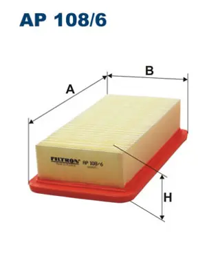 FILTRON  AP108.6 Hava Filtresi Accent Era 1.4-1.6 06/06=>-Kia Rio Ii 1.4-1.6 09/05=> 281131G000 ADG02267 ALA8605 PA3243 S3386A SB2292 S0048 J1320526 585209 F026400048