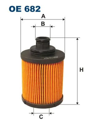 FILTRON  OE682 Yağ Filtre 500 Albea Doblo Fiorino Punto Idea Linea Panda 07> Mito 09>15 Ypsilon 03>12 Tigra Meriva A Corsa C-D Comba Astra H 1.3 Mtj 1.3 Cdti 5650367 P7067 OP269 LFOE237 95517669 SH4797 HU7127X F026407067 93193573 OE682