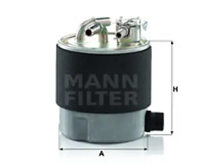 MANN FILTER  WK920.7 Yakit Filtresi Nissan Qashqai 07>1.5d-2.0d- Xtrail 07> 2.0d Kaleos 08> 2.0dci 16400JD50A A6400JD50AVA PP8575 P10535 16400JY00C FS1027 KL44018 16400JD50D F026402125 WK9207
