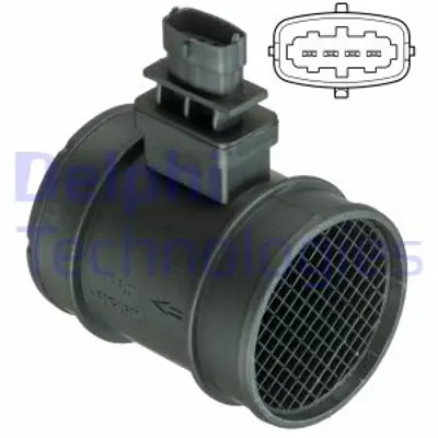 DELPHI  AF10400-12B1 Hava Kütle Ölçer Fiat Egea 16> Punto 13> Fiorino 09> Bravo Ii 07>14 Linea 09> 500x 14> Ducato 10> Giulietta 10>mito 08>15 Jeep Renegade 14>psa Bipper 09> Nemo 09> 1.3d Mtj 1.6d Mtj 2.0d Mtj 2.3d Mtj 163675 836014 51831050 71750589 1380079J80 51782035 K68083242AA 1729032 836013 95510015