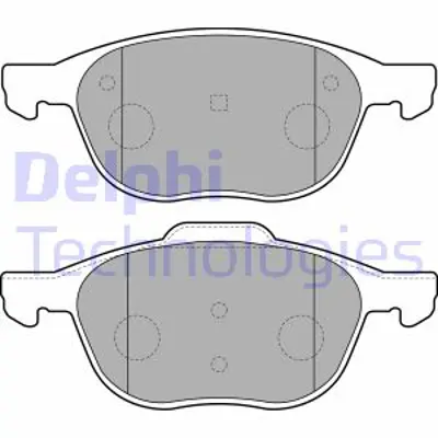 DELPHI  LP1869 Ön Balata Focus 04>18) Cmax 07>19 Kuga I -Ii 08>14 Volvo V40 19> C30 06>12 S70 08>13s40 04>12 V50 04>12 Mazda 3 03>09 5 05>09 FD7078A 30742030 8660004760 CBP01323 181617 AN8029K 3M512K021AB GDB1939 5P1190 WBP23723B