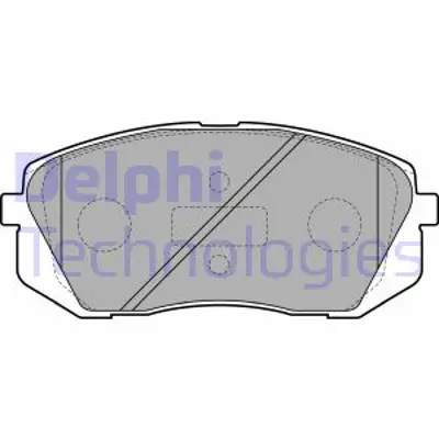 DELPHI  LP2050 Ön Fren Balata Hyundai İx35 2.0l D4ha Crdi Dizel (136hp) 10-15 /  Kia Sportage 2.0l D4ea D4ha Dizel 06-15 (Kalinlik : 16 Mm) 581010ZA00 581012SA70 581012YA50 581011DA00 G1201049 2207830 B1G12010492 58101D7A50 MDB2865 572612J