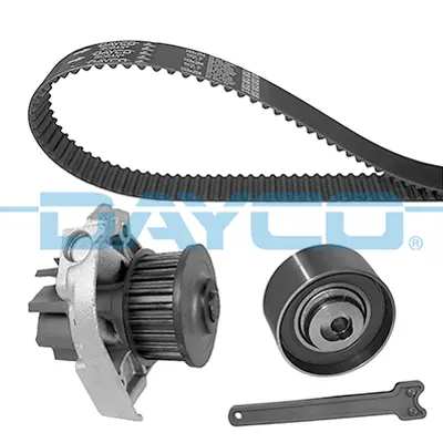 DAYCO  KTBWP4662 Devirdaimli Eksantrik Gergi Kit Fiat Doblo 01>linea 07>punto 09>panda 10>albea 07> Alfa Romeo Mito 11> Lancia Ypsilon 10> Ford Ka 08> 1.2 1.4 (129 Dis) 71771599 KP10302 KD141 1987946467 TB2200CPK 45100 VKMC02206 71776007 KD060 CT1115WP1