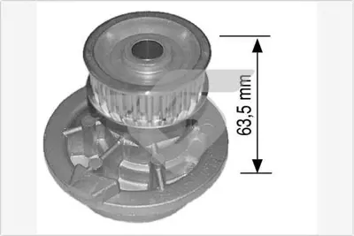 HUTCHINSON  WP21 Devirdaim Astra F-Vectra A-Omega A 1.8-2.0 (95-98)-Frontera 1334054 GWP2500 881334054 986022945 1987949710 980732 VKPC85409 VF432 1214101409 240577