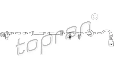TOPRAN  303951001 On Abs Hiz Sensoru &Nbsp;Sag/Sol Transit V347-V348 &Nbsp;Tt9 &Nbsp;2.2 155ps 11>14 2.2 Tdci 2.4 Tdci 3.2 Tdci 06>14 1385797 T450244 50244 755279 6C112B372AB 1371543 106937 22519 6C112B372AA SS20205
