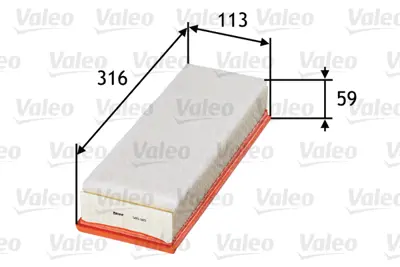 SARDES  SA416 Hava Filtresi Partner (06-)-Berlingo (05-)-P206 (04-)-P207 (06-)-P307 (04-)-P308 (07-) C3-C4 1.6hdi 1444CP 9649448880 30735878 Y40114302A 14049G 1444TJ 9656432180 30750247 J1313033 1001C1