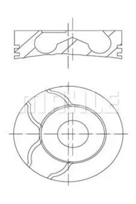 BEHR MAHLE  007PI00170002 Piston Segman (040) Ducato Iii Iveco Daily-Karsan Jest 2.3jtd C13 F1a Euro5 Motor 11>14 