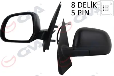 GVA  1019200 Diş Dikiz Aynasi Sol Dokker-Lodgy 12> Elektrikli+isitmali+konveks  5 Fiş Vm-6803ehl 963737245R 963025005R TYC32801781 4560027 963661HB0B 804G03 1555837 10779907 8200947342 31389047