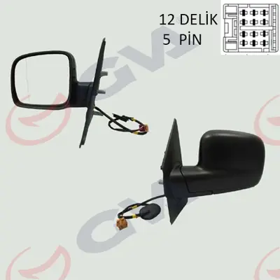 GVA  1075526 Diş Dikiz Aynasi Sol Transporter T5 Multivan 04> Elektrikli+isitmali+asferik  5 Fiş Vm-373ehal 7H1857507A9B9 9239985 5896817 7H1857507A 10463821 VW9177324 5402049239985P 3370150 VG9177324 95673725