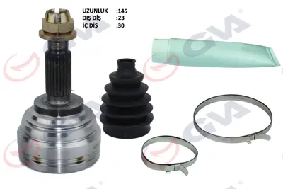GVA  4411000K Aks Kafasi Diş Ön Megane Ii (02-08)-Logan (04-12) 1.4/1.6 16v-1.5 Dci (Auto/Man) (23x30x49) 145mm 391000153R 8200264667 8200432514 8200511220 8200358163 8200511122 899085 8200358164 151501 8200261838
