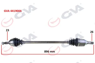 GVA  4419004 Aks Ön Komple Sağ Clio Iv-Symbol 1.5dci 12=> Logan Ii-Sandero Ii-Stepway 1.5dci 10=> Stepway Ii 1.6-16 16v 391006553R D1533 162ST99 VKJC5017 VKJC5075 T99162 391009822R 18292540 DC3028 391007857R