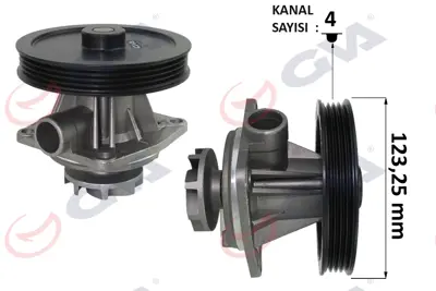 GVA  5226210 Devirdaim Tempra 97 Mod-Uno 70 (09/89-12/93) 46437911 PA8811R PA855 P1021 65805G 7752928 CP2860 FT099 855660 WP855