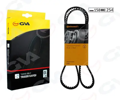 GVA  58158254 Triger Kayişi (158x254) Bravo- Brava- Marea- Palio 1.6 (Gd158h8p254) 46400045 55188191 55188192 STDN1264S8M25 46514671 158AHP25 1987949184 55158 VKMT02242 555822