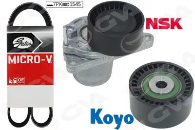 GVA  59A1125 Kanalli Kayis Seti Mercedes Om622 Om626 W447 W205 Qashqai X-Trail 1.6l 2.0l J10 J11 T31 T32 07>navar A 2.3l Ys23 D23 15> Renault Fluence 09>master Iii 10>trafic Iii 15> 1.6dci R9m 2.3dci M9t (Kutuklu) 117505337R GA35528 117507034R 534062410 VKM36136 T39251 APV3205 1195500Q0G 55600 531237E
