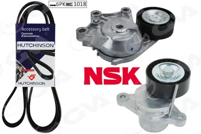 GVA  59A4323 Alternatör Gergi Kiti Partner-Berlingo-P208-P308-P2008-P5008-Tepe-C5-C4-C3-Ds3 (Dv6) 1.6hdi (12-) 1611277480 6PK1020EXTRAK1 529032310 9801875280 K016PK1020EST 5751K5 1631481780 1611426180 5751K4 1631481580