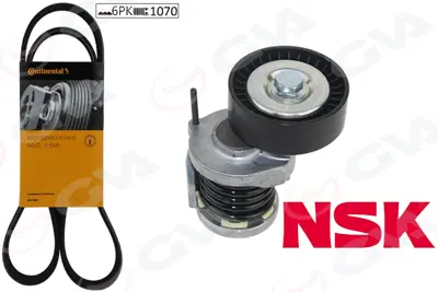 GVA  59A7508 Alternatör Gergi Kiti (Kütüklü)caddy Iii 10>golf V-Vi 07>passat 05>1.6-2.0 Tdi(534016410) 038903315AD 038903315AG 038903315AN