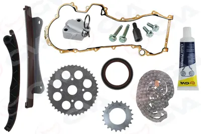 GVA  59C2110-KIT Eksantrik Zincir Seti  (Full Contali+keçe+vida) Astra H-Corsa C-D-Combo-C-D-Astra J-Meriva-Albea- Doblo-Egea-Punto-500- 1.3 Jtd-1.3 Cdti (E4-E5-E6) (Gergi Kiti) 55221385 55283520 46804589 3458008SD 46788783 31622 49622 5636444 55171579 559002730