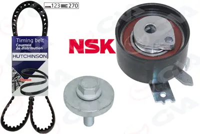 GVA  59T1422H Triger Seti (123 Dis 27mm) Clio Ii 01>06 Megane Ii 04> Kango 01> Micra Iii 04> Duster 10> 1.5 Dci K9k (Euro 3 Euro 4) 1680600QA8 KP10911 7701477012 7701476571 1680600QAX 1276084A00 KH101WP78 VKMC061343 QBPK7642 KT1368W3