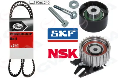 GVA  59T2530G Eksantrik Gergi Kiti(190x240) Bravo 96>doblo 01>marea(99-02)-Idea 04>1.9jtd (Ktb317) (Dayco Kayiş) 71736726 10530062210 10VKMA02179 QBK658 KTB317 KD45833 154968K2 KT1404 KT1404W2 F914499V