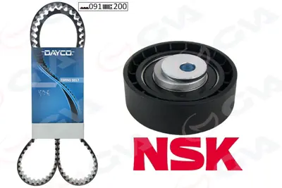 GVA  59T3521 Triger Seti (Teflonlu Kayiş) Connect 2002>2013 1.8 Tdci (Ktb 470) 2T1Q6M260AA VKMA04108 530014210 5523970 1987948520 KTB470 1201255 KTB251 K015541XS CT983K1