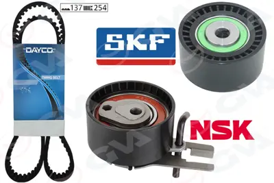 GVA  59T4315 Eksantrik Gergi Kiti P206-P207-P307-P308-P407-P3008-Expert-Partner-Berlingo-Jumpy-C2-C3-C4-C5- Xsara-Focus Ii-Fiesta V-Vi Volvo S40-C30-V50-Fiat Scudo Euro4 1.6 Hdi-Tdci 3M5Q8A615CA KD45942 723054 VKMA03259 831P2 SK1424 9V2Q8A615AA 1690273 31251700 9467629080