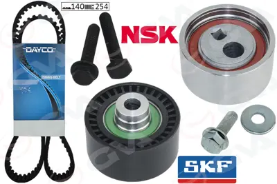 GVA  59T4321D Eksantrik Gergi Kiti (140x254) P206-306-Partner-Berlingo-Jumpy-Scudo-Corolla 1.9d(98)(Dw8) 0831.58 0831.59 0831.N2 0831.R7