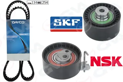 GVA  59T4324 Eksantrik Gergi Kiti P206-207-307-308-Partner-C2-C3-C4-Xsara-Berlingo 1.6-1.6 16v (Tu5jp4) K025581xs Dfm Succe 1.6 16v (09-13) (Tu5jp4) 0831.L3 0831.L2 0831.R9