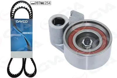 GVA  59T7195 Triger Kayiş Seti (Eksantrik Seti) Toyota Hilux Vigo 2.5l 2kdftv Kun15 Kun25 Kun35 05-15  / 3.0l 1kd-Ftv Kun26 05-14 (1 Kayiş + 1 Rulman) (097x250) 1350567041 KH299 5693970 1987948190 QBK737 1350567040 KD46915 CT1089K1 1350567042 VKMA91711