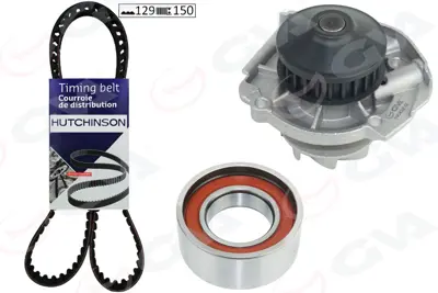 GVA  59WPK2119 Devirdaimli Eksantrik Gergi Kiti (129x150) Doblo 01> Palio 98> Panda 94>99 Punto 94>99 Albea 98> 1.2 55184080 PA983A 16805736 985264 46805736 46526243 65818 1616 VKPC82250 538001810