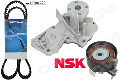 GVA  59WPK3525 Triger Seti &Nbsp;(Devirdaim Li) Focus Ii I 03>11 Fiesta V 01>13 Fusion 01>12 1.4 16v 1.6 16v Zetecs Mo Ndeo 07>14 B Max 12 > Focus Iii 11 > Ecosport 14> Volvo C30  1.6 06>12 S40 Ii1.6 05>12 V50 (117x220 VKMC04218 965206680 SMAWK00303 KMB10107A 2302744 1589055 1376164 K980777A 8647160505 1688697