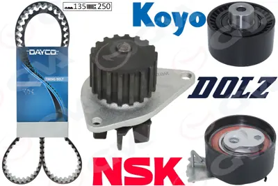 GVA  59WPK4322 Devirdaim + Eksantrik Gergi Kiti P206-P307-P1007-C2-C3c-C4 1.4 16v Kfu (Et3j4) 1610793380 83060 1623095980 RR1052 1609525780 E111671 ATB2328 1609417180 1987948212 816G8