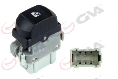 GVA  8011007 Cam Açma Anahtari Ön Sağ Megane Ii (Lm/Bm) (Tekli) CWR71017AS 8200108265 462060404 2106110 SWR710170 26110 8200315013 26181 2106181 8200442266