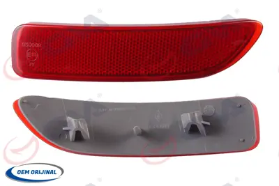 GVA  9519036 Arka Tampon Reflektoru Sol Logan Mcv 09> Lodgy 13> Dokker 13> Express 21> 8200751779 CT0065 DA3224354 51411292 4421697 VPM8200751779 30543 4570097