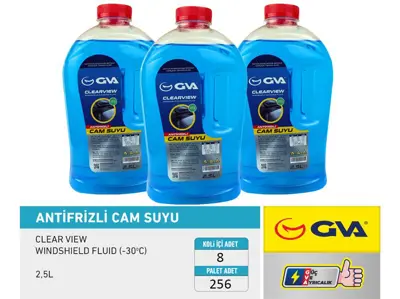 GVA  9910121 Cam Suyu 2.5 Lt  -21 Derece 3000844601 3000951005 3000951790 3182997901 622223500 804529 821253 826317 826468 826639