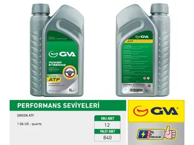 GVA  9920620 Hidrolik Direksiyon Yaği  Atf Yeşil 1 Lt 81221468879 310000130 6162 1161317 81229407549 G004000M2 1181100 1127 A001989240310 G002000