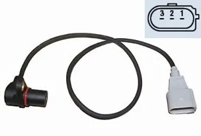 HELLUX  HLS.7220 Krank Mil Sensörü Golf4-5-Bora-Jetta-A3-Leon-Octavia-1.6 Akl-Bse-Bfq-Bgu 06A906433G 06A906433L 06A906433N
