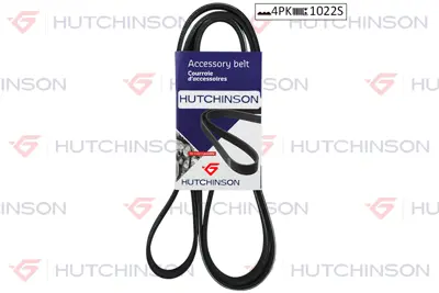 HUTCHINSON  4PK1022S (1022 Sk 4) Kanalli Kayiş Palio-Albea-Doblo-Linea-Strada 1.3 Jtd-Mtijet 04=> (Elast) 55182511 71737159 4PK1022SF FB4EPK1022 4PK1022EE 4PKS1022 38438 4EPK1022 4PK1022T1 1022SK4