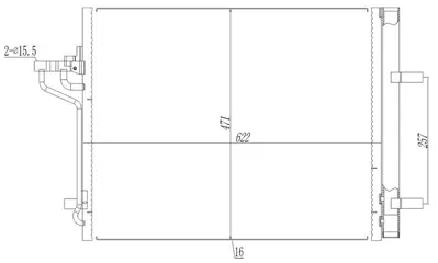 ORIS  CFR928016 Klima Radyatoru &Nbsp;Focus Iii 11>17 &Nbsp;1.6 Ecoboost &Nbsp;C-Max Ii 11> 1.6 Ecoboost -2.0 Tdci 1693590 FORDA390 712M40 8053036 18005488 8FC351343191 CD320702 814197 350052 2002808