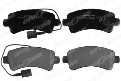 OTOZONE  FDA2007 Disk Fren Balatasi (Arka) Jumper 2.0d/2.2d3.0d 04/06>ducato 40 2.3d-Boxer 2.0d/2.2d/3.0d 1612434080 68230095AA 2598721115 10570 AN981K FDB4950 604890 77367094 82210330 872010