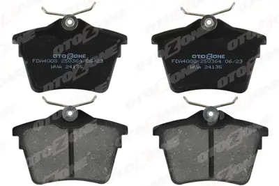 OTOZONE  FDA4008 Arka Fren Balatasi Peugeot P407 1.6 Hdi 1.8-2.0 04> 607 00> Citroen C5 08> 425279 FDB1727 LP1892 598664 P61079 425404 223745 E172240 GDB1596 5P1195
