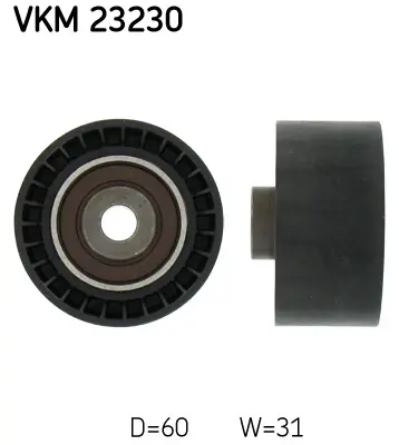 SKF  VKM23230 Eksantrik Gergi Rulmani P206-307-406-407-607-Expert-C4-C5-C8-Jumpy 1.8i 16v-2.0 16v-2.0-2.2-2.2 16v 9634848980 9635007780 83042 9400816190 9400830429 1987946443 KPA0788B 1201G4 QBPK6460 1201L2