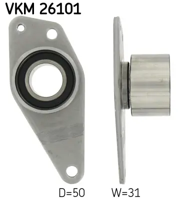 SKF  VKM26101 Eksantrik Gergi Rulmani (Büyük) Clio 1.7-1.8- Laguna 1.8-2.0- Megane 1.9d-2.0i-Trafic 1.7-1.9d- R9-R11-R19 7700116049 3343740 30621261 KD45514 7700863113 7700857325 7701469776 3343741 7700726440 8200051091