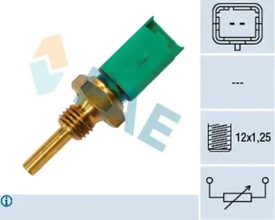 FAE  33700 Hararet Müşürü Fiat Egea 16> Doblo 01> Linea 07> Punto 13> Fiorino 07> Opel Astra H 04>10 Corsa D Vectra C 04>09 Alfa Romeo Giulietta 10>18 Mito 11>18 159 05>11 147 01>10  0.9t 1.2 1.3d 1.4 1.6 1.9d 55193203 46554621 6338038 1365084E50000 82543 70511540 28378 6338023 1365086J00000 9S5112A648BA