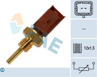 FAE  33704 Hararet Müşürü Fiat Egea 16> Doblo 01> Linea 07> Punto 13> Fiorino 07> Opel Astra H 04>10 Corsa D Vectra C 04>09 Alfa Romeo Giulietta 10>18 Mito 11>18 159 05>11 147 01>10  0.9t 1.2 1.3d 1.4 1.6 1.9d 55193203 46554621 6338038 1365084E50000 82543 70511540 28378 6338023 1365086J00000 9S5112A648BA