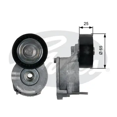 GATES  T39186 Alternatör Gergi Rulmani (Kütüklü) Zafira-Vivaro C-P3008-P308-P5008-P508-P407-Expert-C4-C5-C8-Ds4- Ds5-Jumpy-P508-P407 2.0 Hdi 165-2.0 Hdi 06> Mondeo Iv 07>14 Kuga I 07>14 S-Max 07>14 2.0 Tdci 1611425780 5751H3 VKM33205 5751H8 SU001A2903 381528 T39186 GA35927 534036910 APV3210