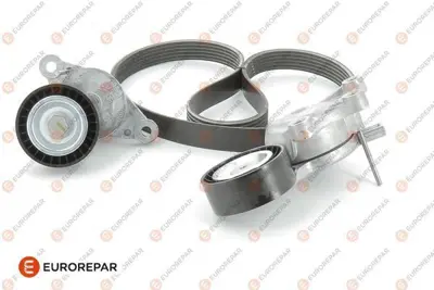 EUROREPAR  1613444980 Alternatör Gergi Kiti Partner-Berlingo-P208-P308-P2008-P5008-Tepe-C5-C4-C3-Ds3 (Dv6) 1.6hdi (12-) 1611277480 6PK1020EXTRAK1 529032310 9801875280 K016PK1020EST 5751K5 1631481780 1611426180 5751K4 1631481580