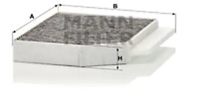 MANN FILTER  CUK26023 Polen Filtresi Mercedes X253 W205 S205 C205 A205 C257 W213 S213 C238 A238 Karbonlu A2058350147 1987435601 154072456005 1987435617 E4932LC 49457440 WG1388445 LAO1161 LAK1355 A2058350047